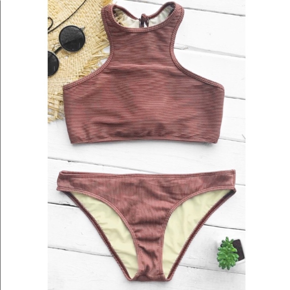 Cupshe Keep on Hoping Tank Bikini Set size Small